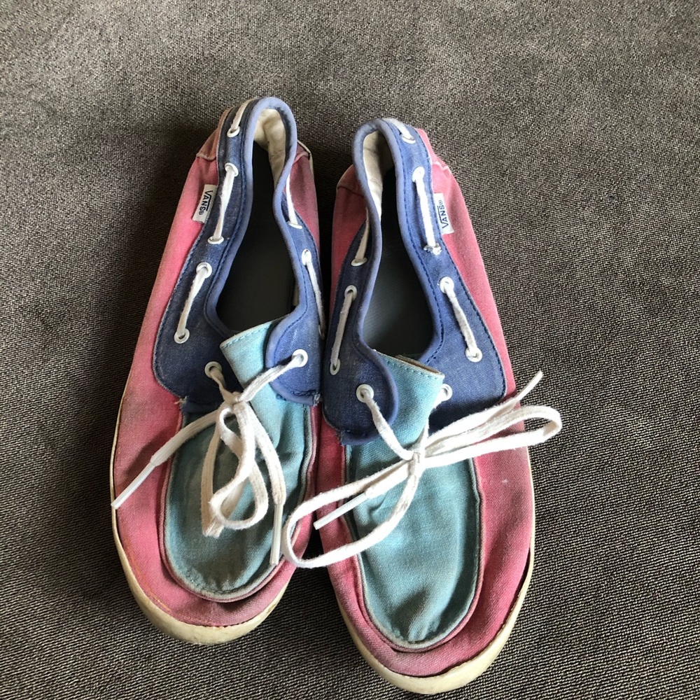 Vans color block sneakers